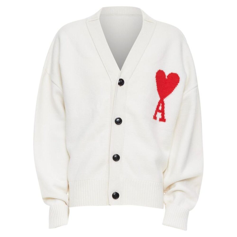 Ami De Coeur Wool Buttoned Cardigan